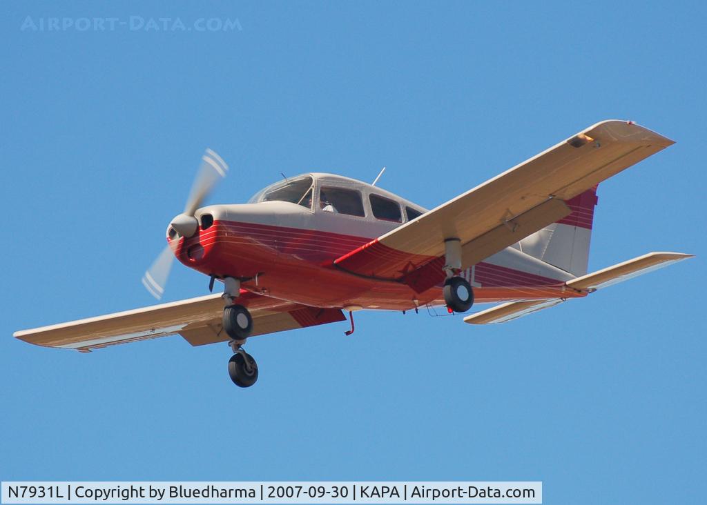 N7931L, 1966 Beech A23-24 Musketeer Super III C/N MA-118, Approach 17L