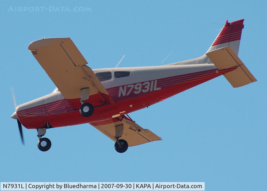 N7931L, 1966 Beech A23-24 Musketeer Super III C/N MA-118, Approach 17L