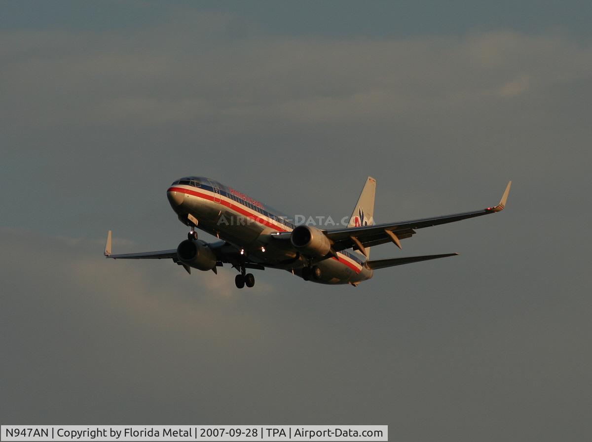 N947AN, 2000 Boeing 737-823 C/N 29536, American