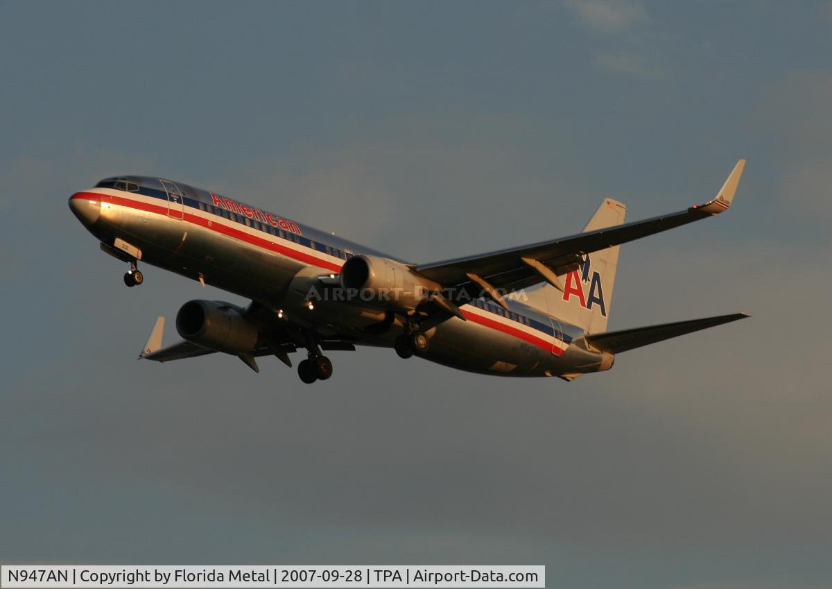 N947AN, 2000 Boeing 737-823 C/N 29536, American