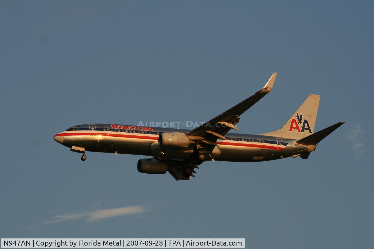 N947AN, 2000 Boeing 737-823 C/N 29536, American
