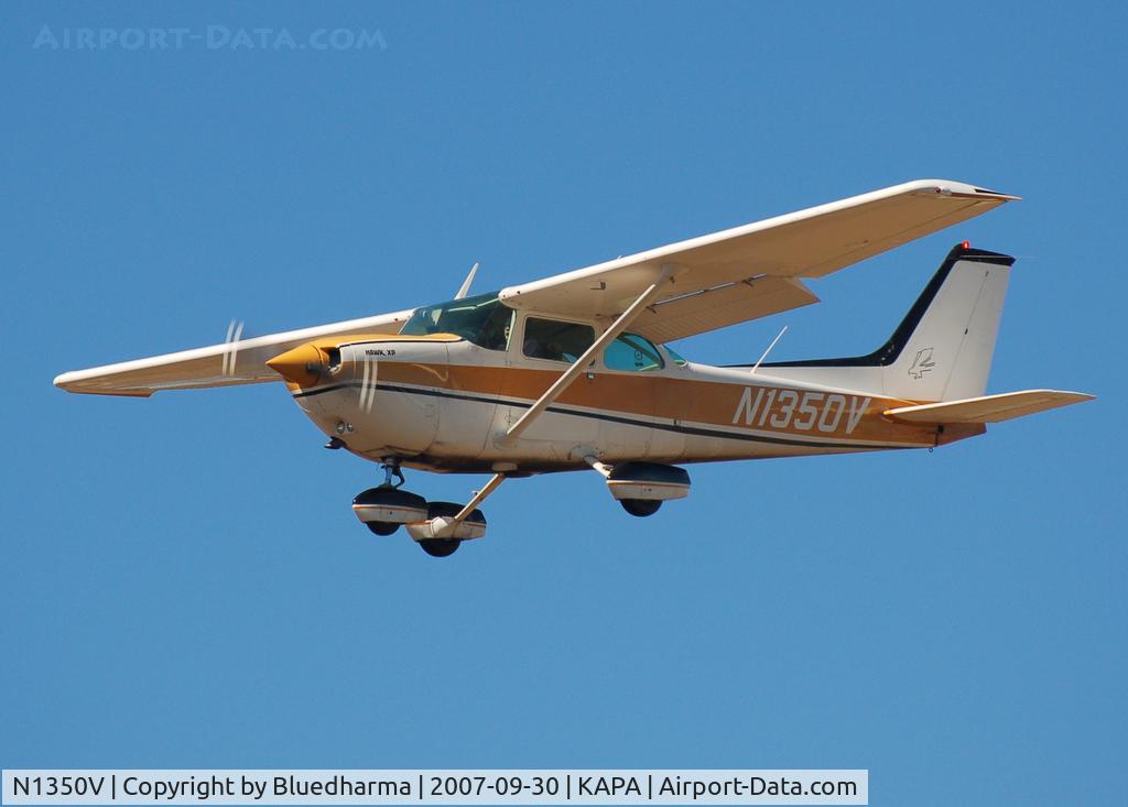 N1350V, 1976 Cessna R172K Hawk XP C/N R1722178, Approach to 17L