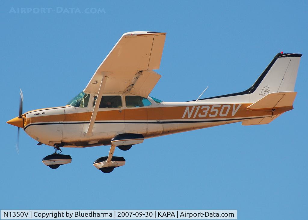 N1350V, 1976 Cessna R172K Hawk XP C/N R1722178, Approach to 17L