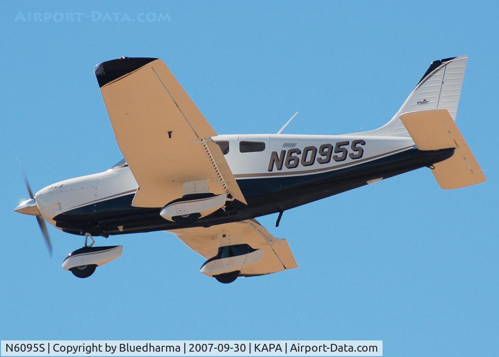 N6095S, 2007 Piper PA-28-181 Archer II C/N 2843662, Approach to 17L