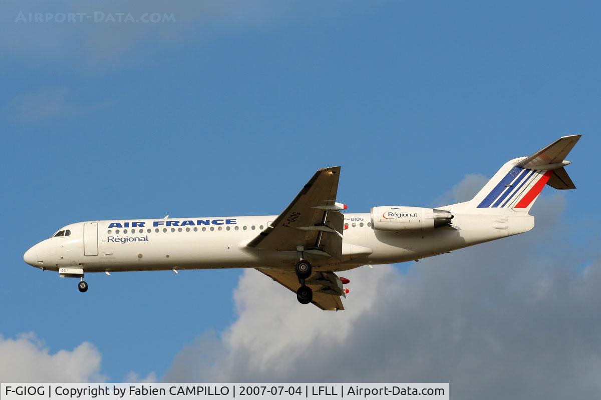 F-GIOG, 1991 Fokker 100 (F-28-0100) C/N 11364, Air France By RÃ©gional