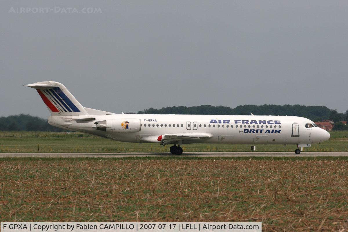 F-GPXA, 1995 Fokker 100 (F-28-0100) C/N 11487, Air France By Brit Air