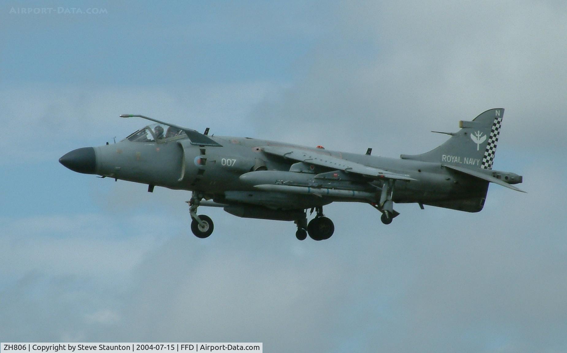 ZH806, 1997 British Aerospace Sea Harrier F/A.2 C/N NB11, Royal International Air Tattoo 2004
