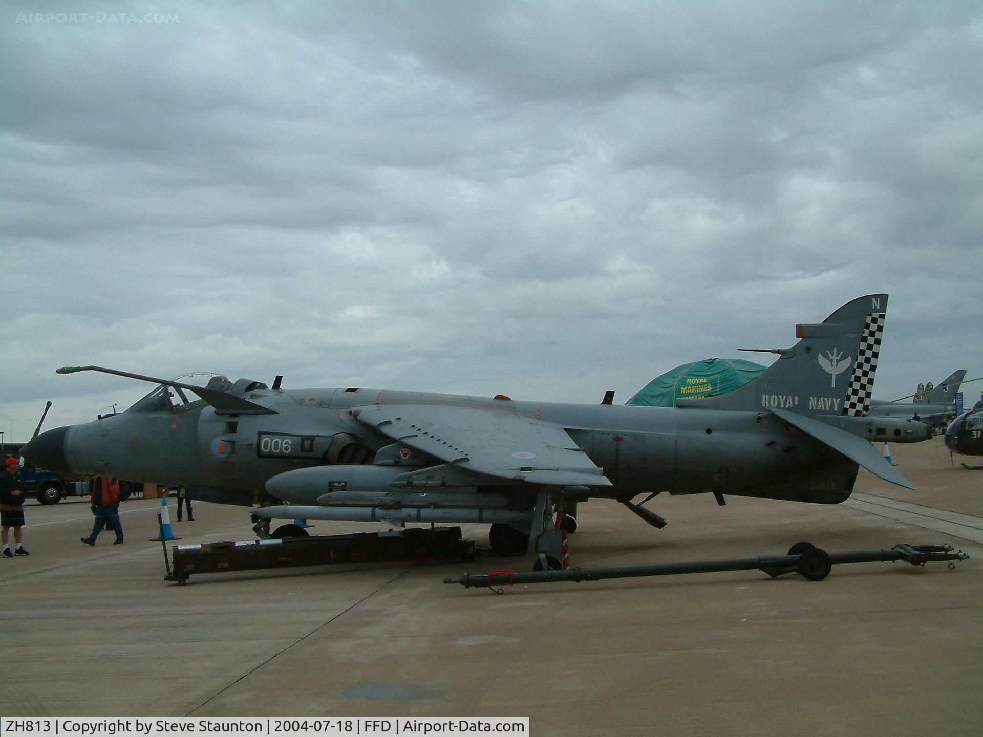 ZH813, 1998 British Aerospace Sea Harrier F/A.2 C/N NB18, Royal International Air Tattoo 2004
