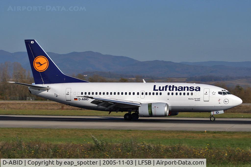 D-ABID, 1990 Boeing 737-530 C/N 24818, landing from FRA