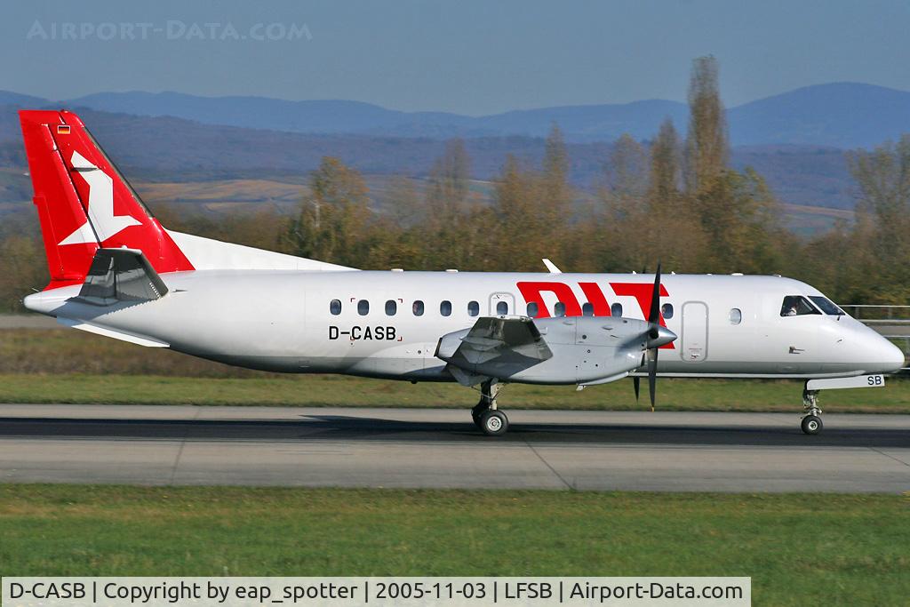D-CASB, 1991 Saab 340B C/N 340B-223, departing to Bremen/Germany Saab 340 ex Crossair