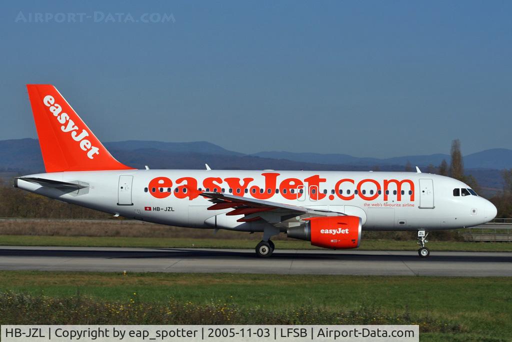 HB-JZL, 2004 Airbus A319-111 C/N 2353, departing on rwy 16