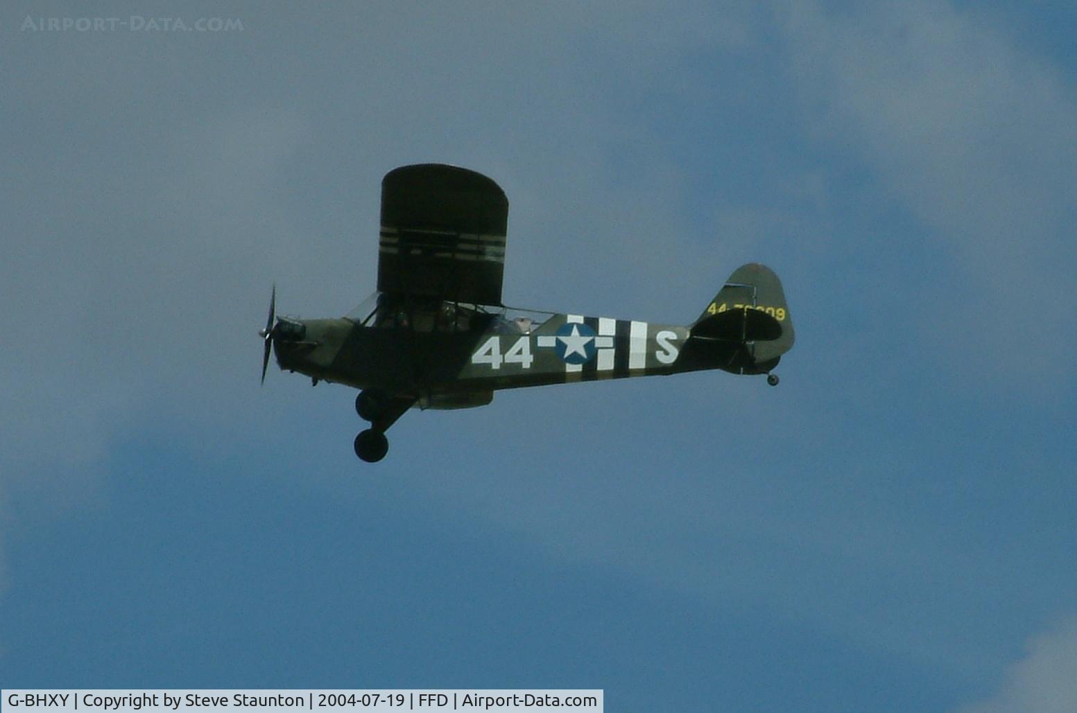 G-BHXY, 1944 Piper L-4H Grasshopper (J3C-65D) C/N 11905, Royal International Air Tattoo 2004
