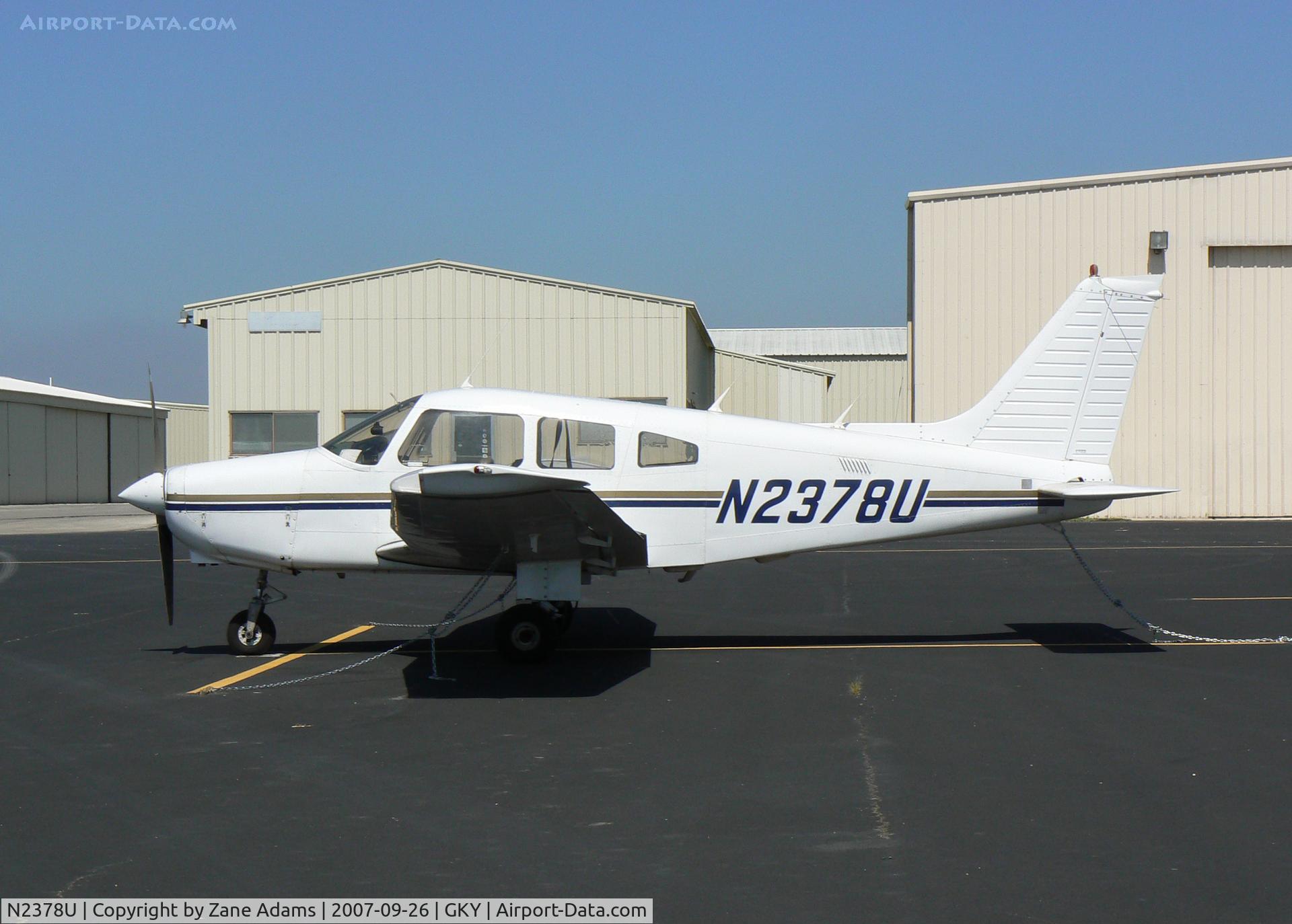 N2378U, 1979 Piper PA-28-161 C/N 28-8016022, On the ramp at Arlington Muni
