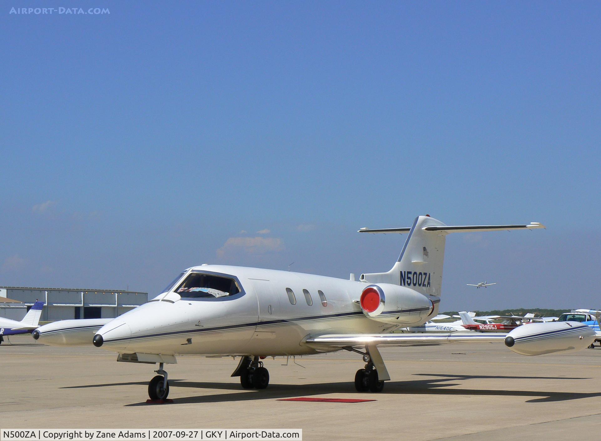 N500ZA, 1977 Gates Learjet 24F C/N 350, On the ramp at Arlington Muni