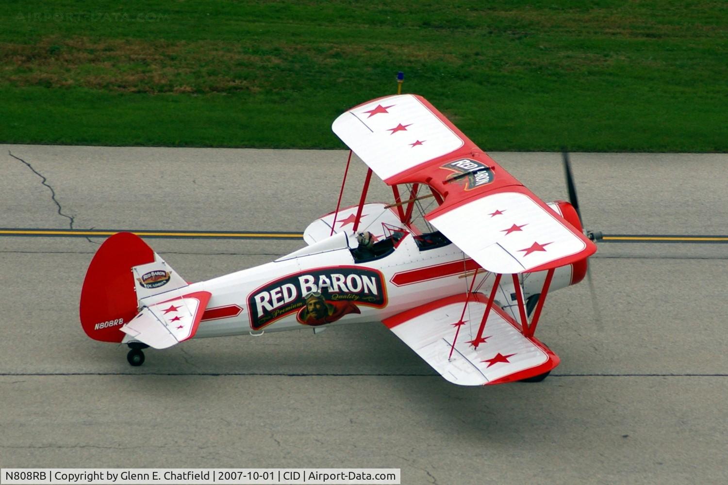N808RB, 1943 Boeing PT-13D Kaydet (E75) C/N 75-5055, Reb Baron PT-13D 42-16892 passing by the tower