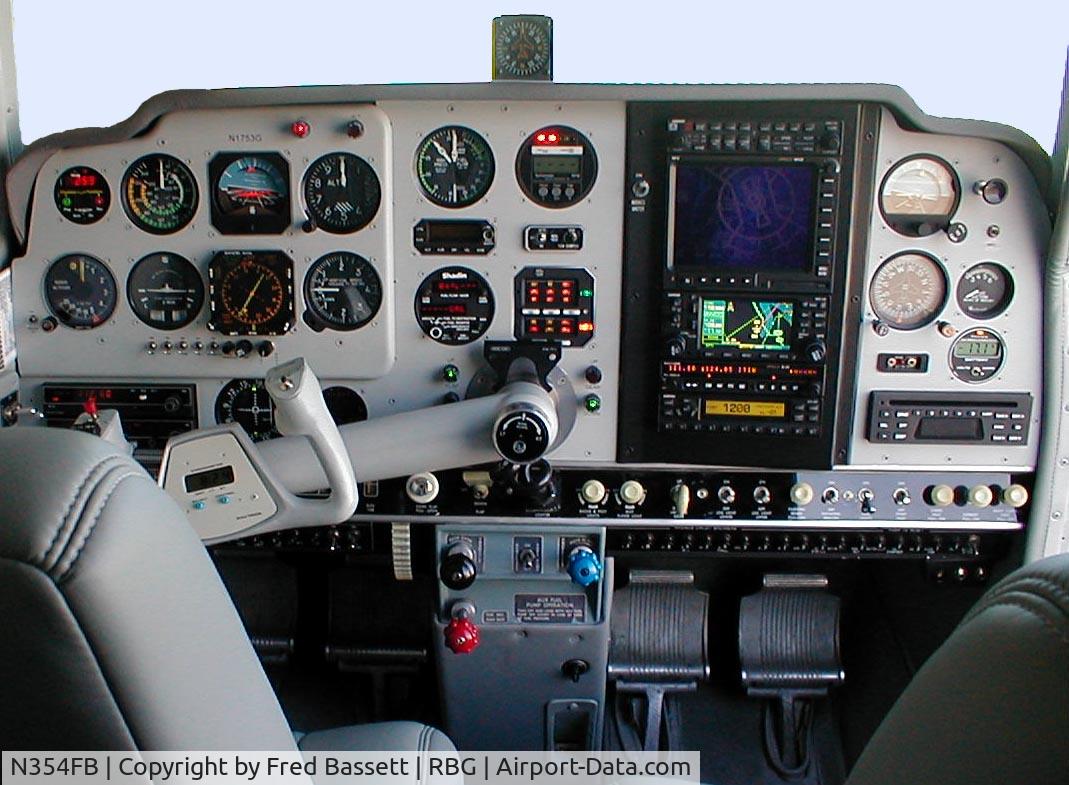N354FB, 1962 Beech P35 Bonanza C/N D-6961, Panel designed by Fred Bassett
