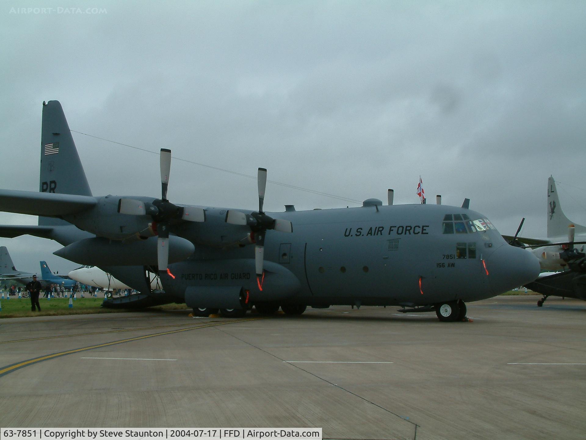63-7851, 1982 Lockheed C-130E Hercules C/N 382-3921, Royal International Air Tattoo 2004