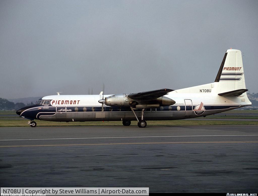 N708U, 1968 Fairchild Hiller FH-227B C/N 549, Beutiful photo from Airliners.Net
