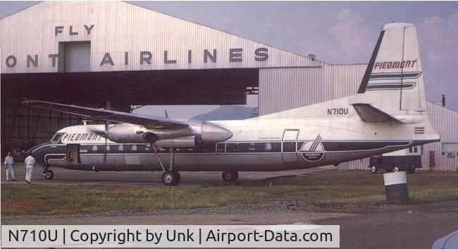 N710U, 1968 Fairchild Hiller FH-227B C/N 554, Unk
