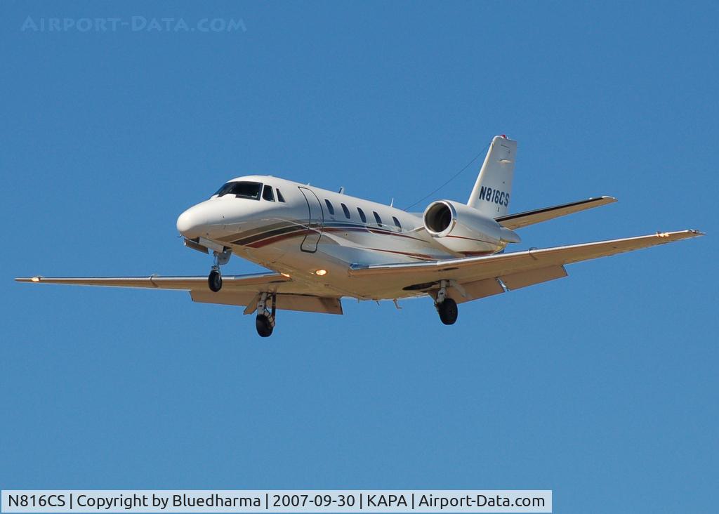N816CS, 2001 Cessna 560XL Citation Excel C/N 560-5153, Approach to 17L