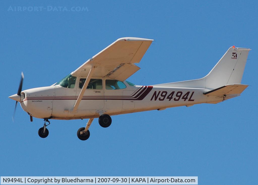 N9494L, 1986 Cessna 172P C/N 17276564, Approach to 17L