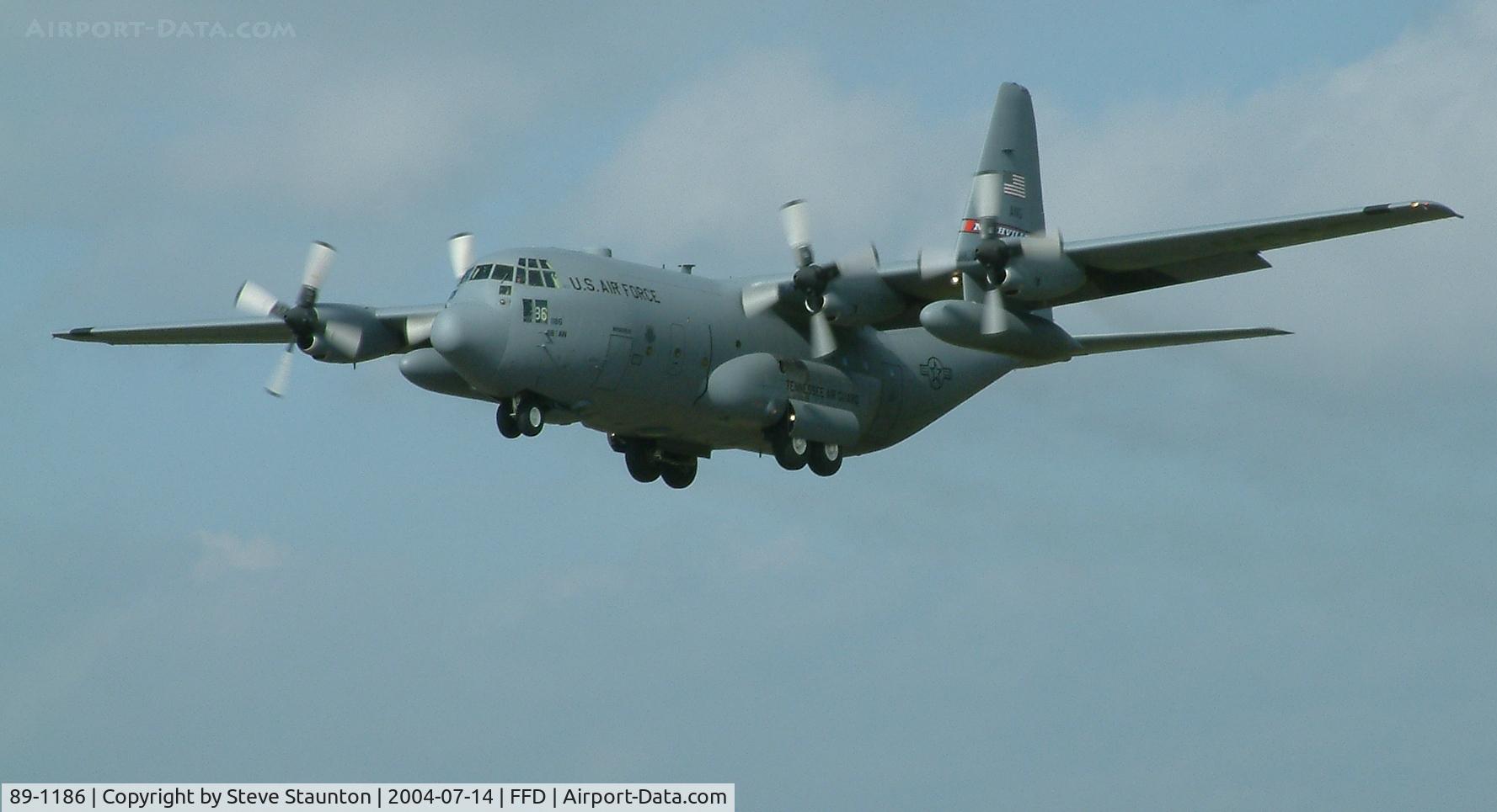89-1186, 1989 Lockheed C-130H Hercules C/N 382-5195, Royal International Air Tattoo 2004