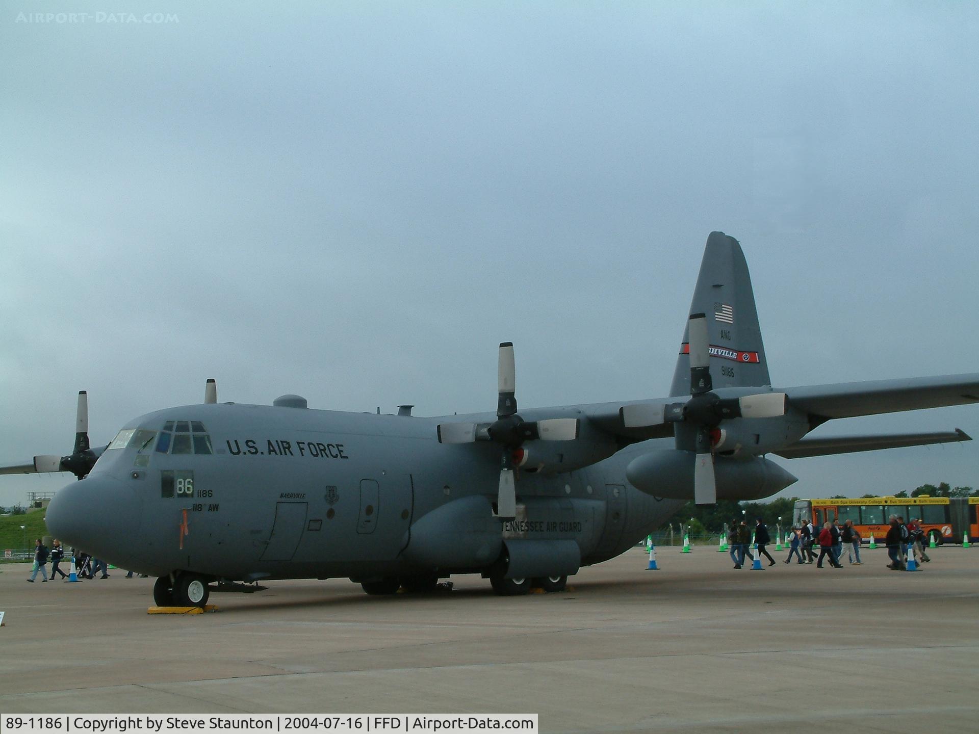 89-1186, 1989 Lockheed C-130H Hercules C/N 382-5195, Royal International Air Tattoo 2004