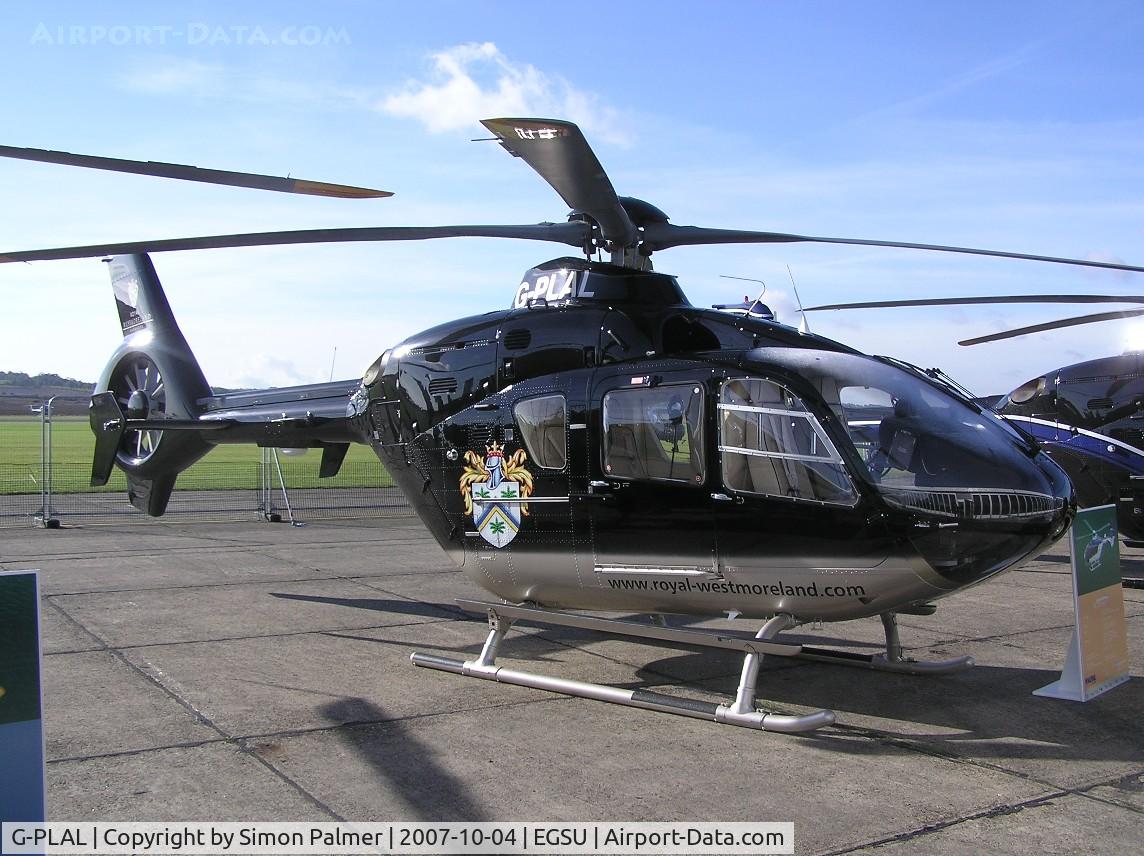 G-PLAL, 2005 Eurocopter EC-135T-2 C/N 0407, Very smart EC135 exhibited at Helitech 2007