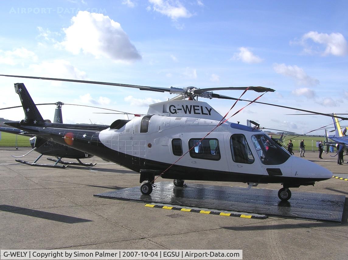 G-WELY, 2007 Agusta A-109E Power C/N 11710, Agusta A109 exhibited at Helitech 2007