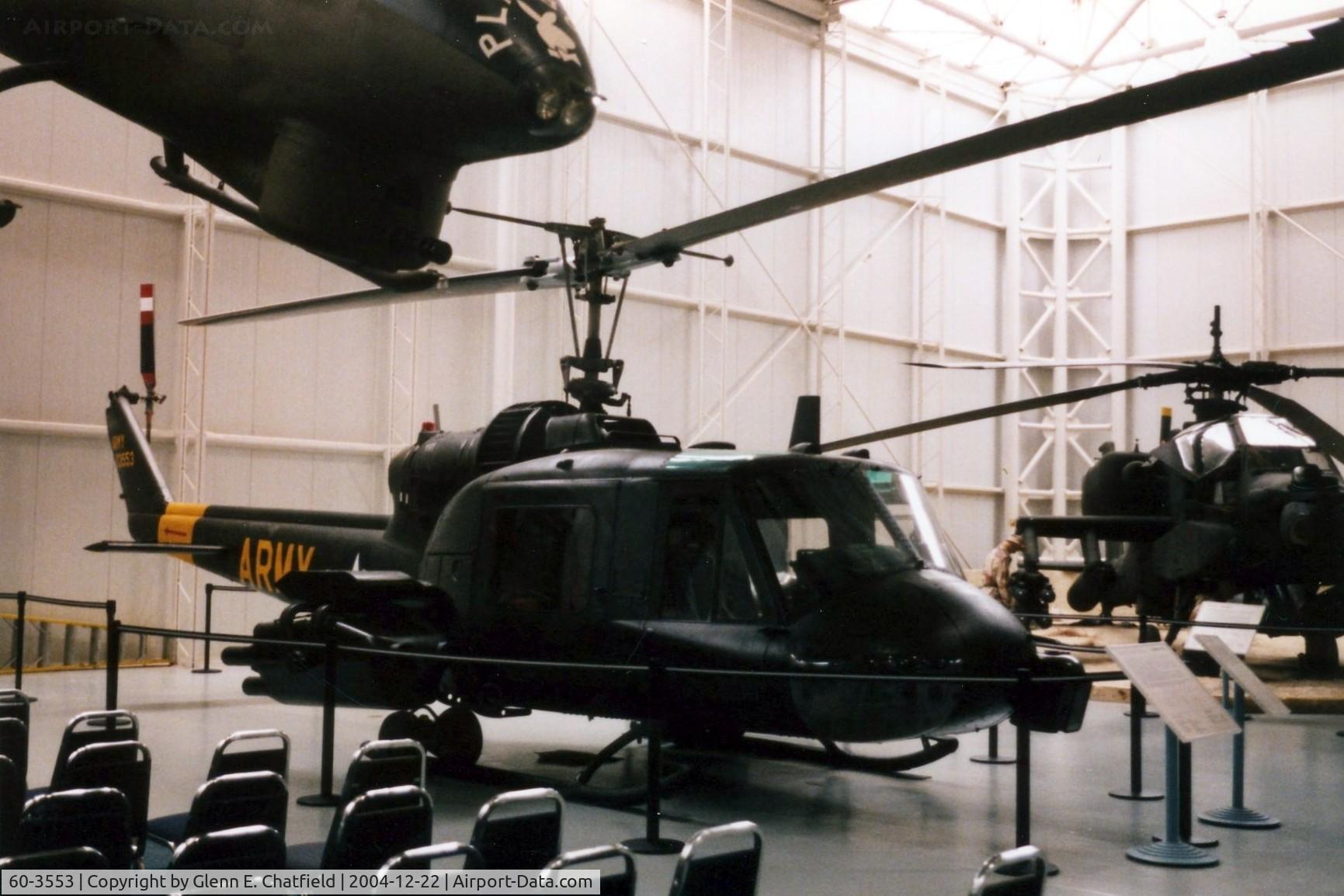 60-3553, 1960 Bell UH-1B Iroquois C/N 199, UH-1B at the Army Aviation Museum
