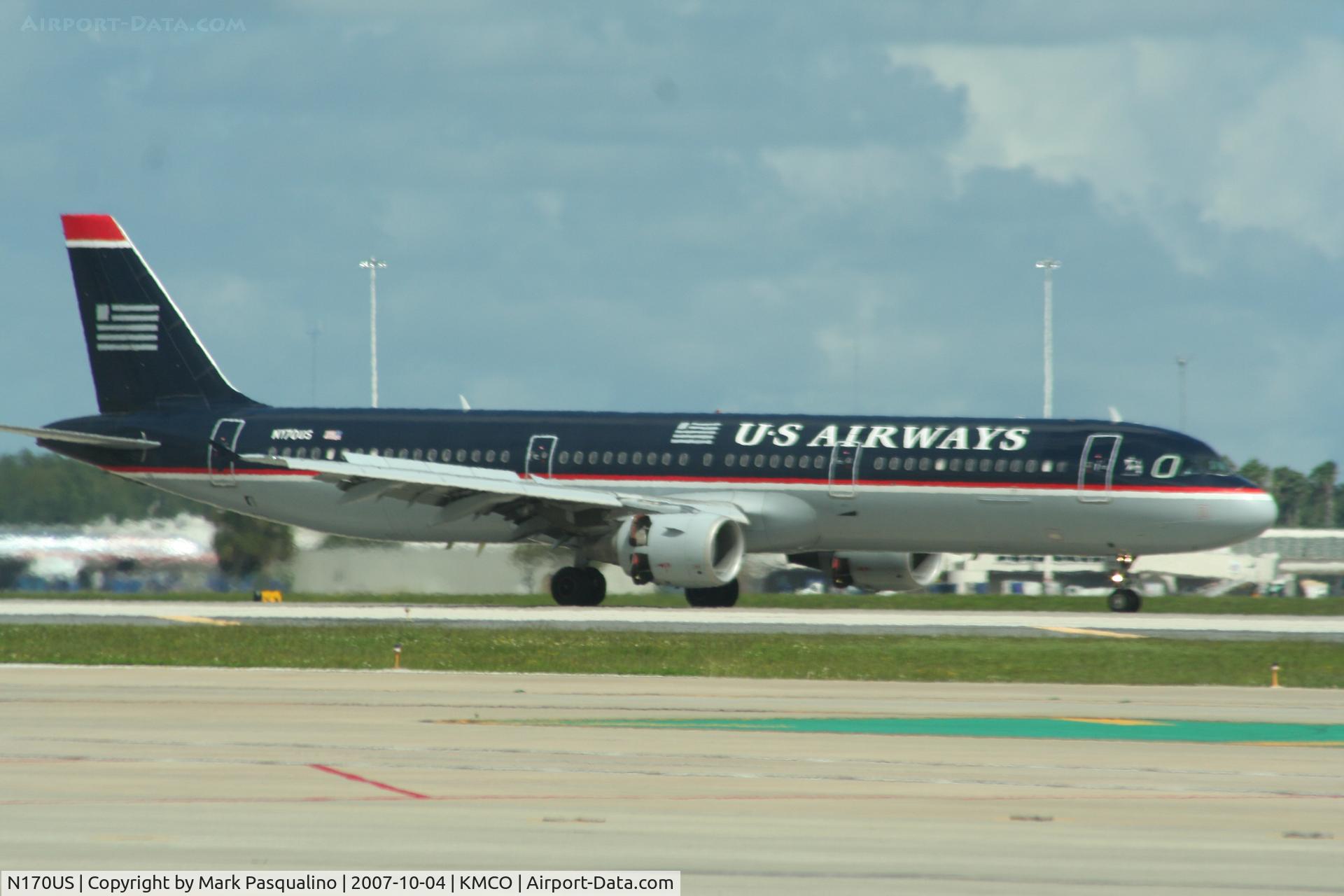N170US, 2001 Airbus A321-211 C/N 1462, Airbus A321