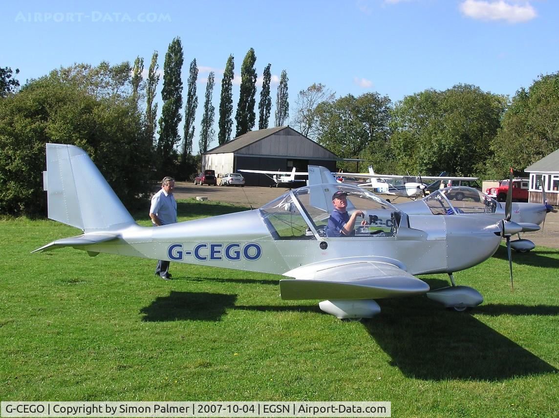 G-CEGO, 2006 Aerotechnik EV-97A Eurostar C/N PFA 315A-14552, EV-97 visiting Bourn