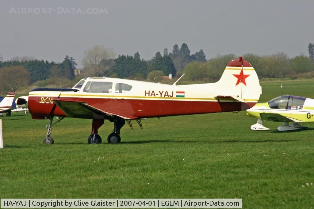 HA-YAJ, 1993 Yakovlev Yak-18T C/N 12055, Ex: LY-APP > HA-YAJ
