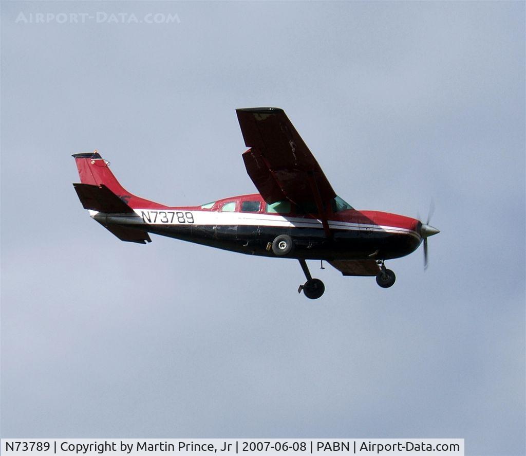 N73789, 1980 Cessna T207A C/N 20700629, ATS 207 on final to Bethel