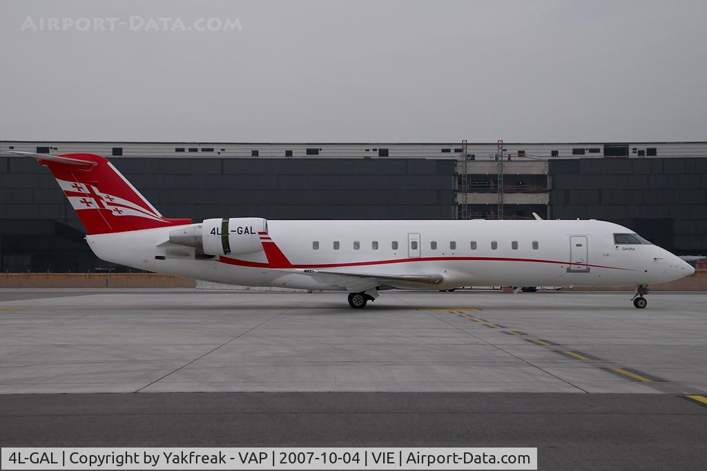 4L-GAL, 1995 Canadair CRJ-100ER (CL-600-2B19) C/N 7076, Georgian Airlines Regionaljet