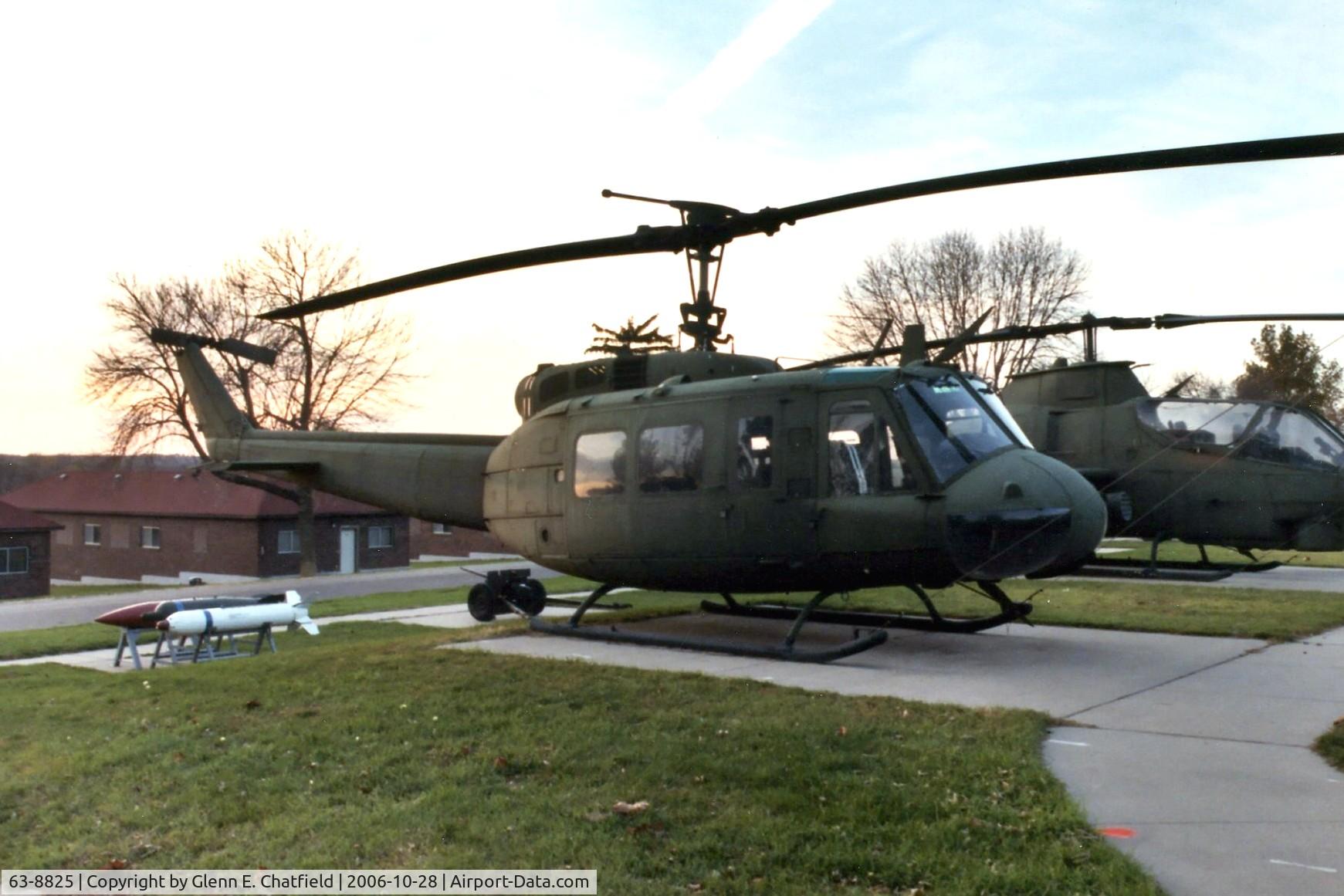 63-8825, 1963 Bell UH-1H Iroquois C/N 4117, UH-1H at the Iowa Gold Star Museum