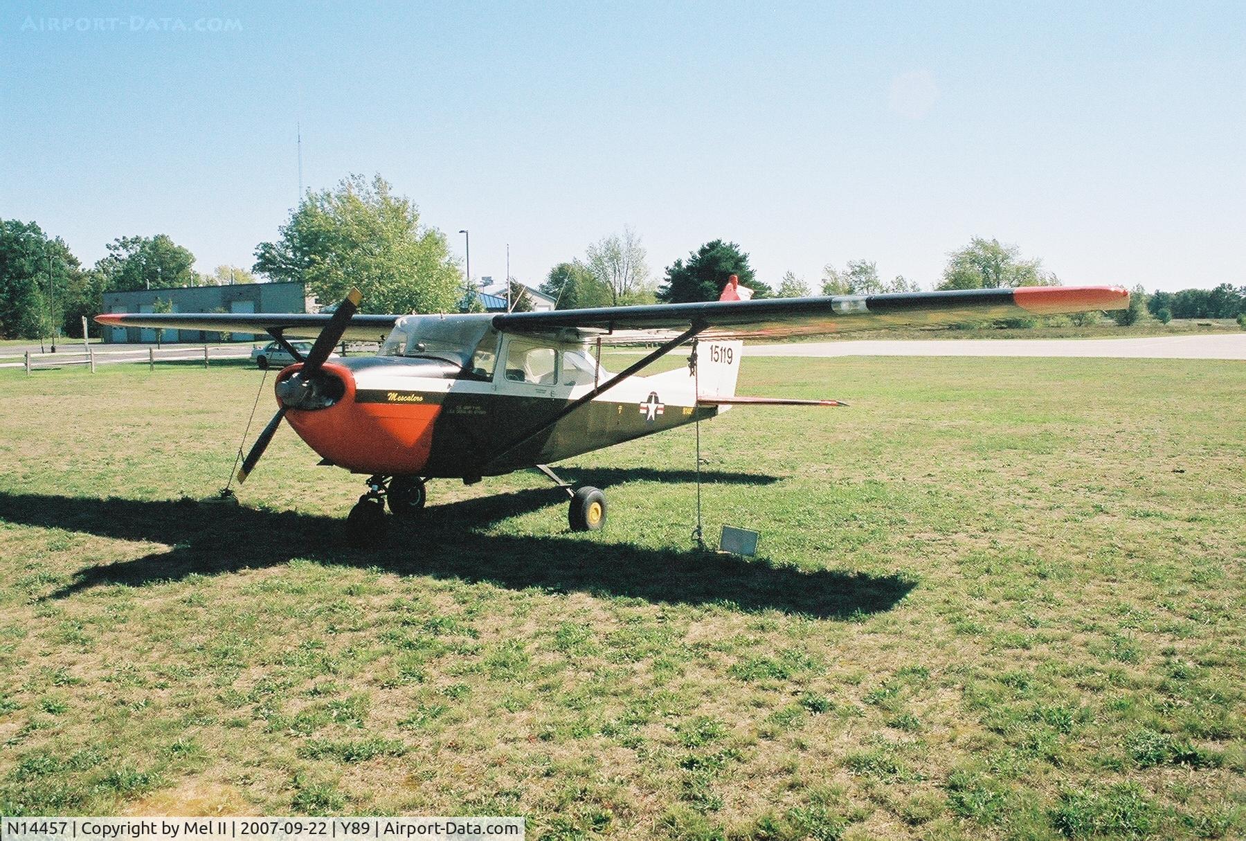 N14457, 1966 Cessna R172E C/N R172-0120, Parked @ Kalkaska City Airport (Y89)