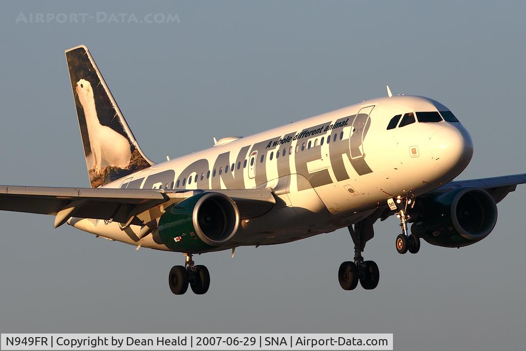 N949FR, 2006 Airbus A319-112 C/N 2857, Frontier Airlines N949FR 