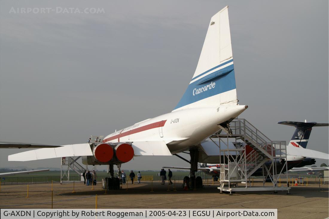 G-AXDN, 1968 Aerospatiale-BAC Concorde Prototype C/N 01/13522, Museum Duxford.Preserved.