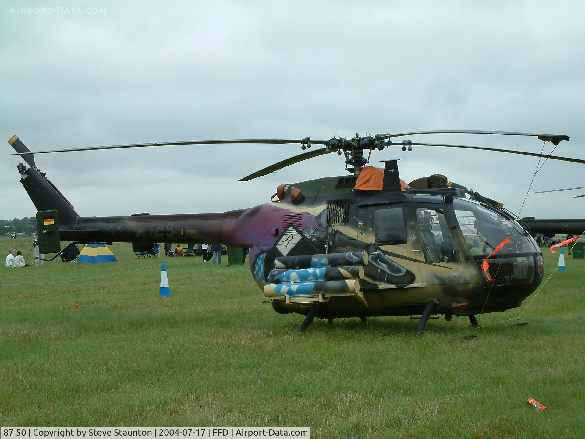 87 50, MBB Bo.105P C/N 6150, Royal International Air Tattoo 2004