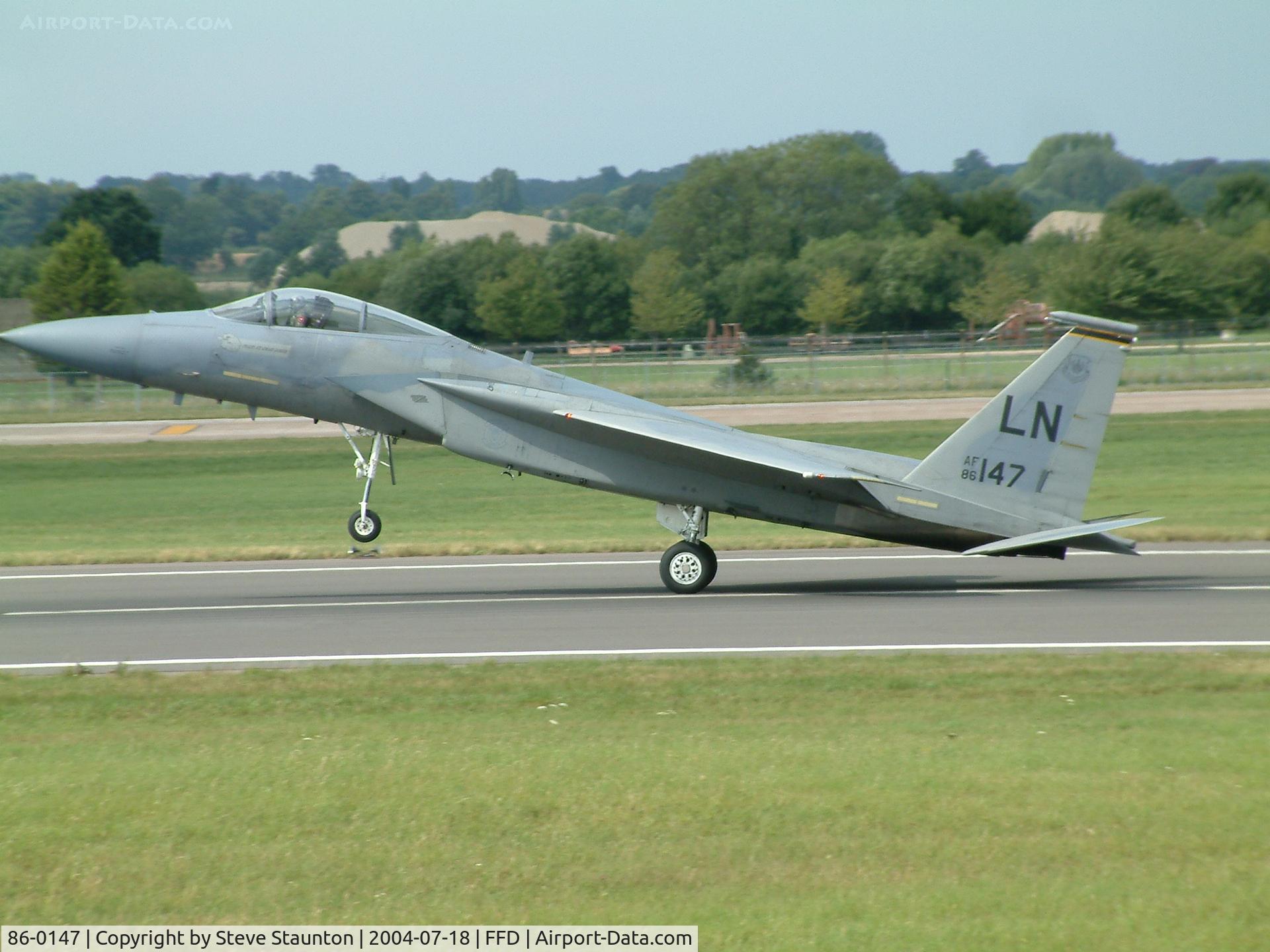 86-0147, 1986 McDonnell Douglas F-15C Eagle C/N 0993/C375, Royal International Air Tattoo 2004