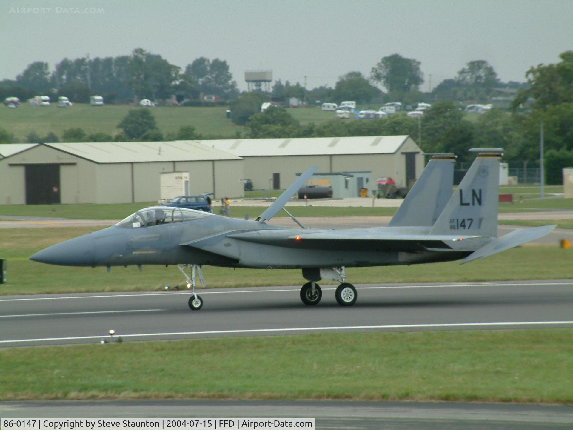 86-0147, 1986 McDonnell Douglas F-15C Eagle C/N 0993/C375, Royal International Air Tattoo 2004