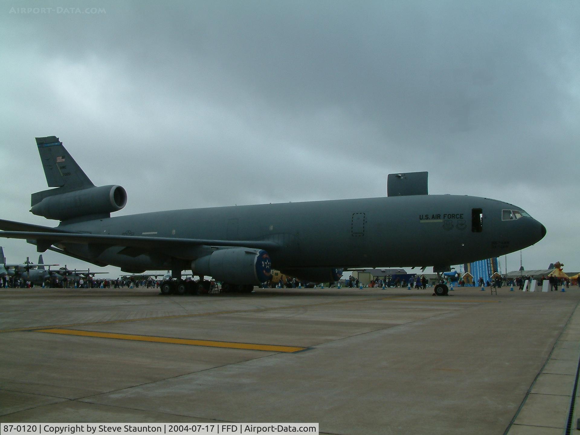87-0120, 1987 McDonnell Douglas KC-10A Extender C/N 48306, Royal International Air Tattoo 2004