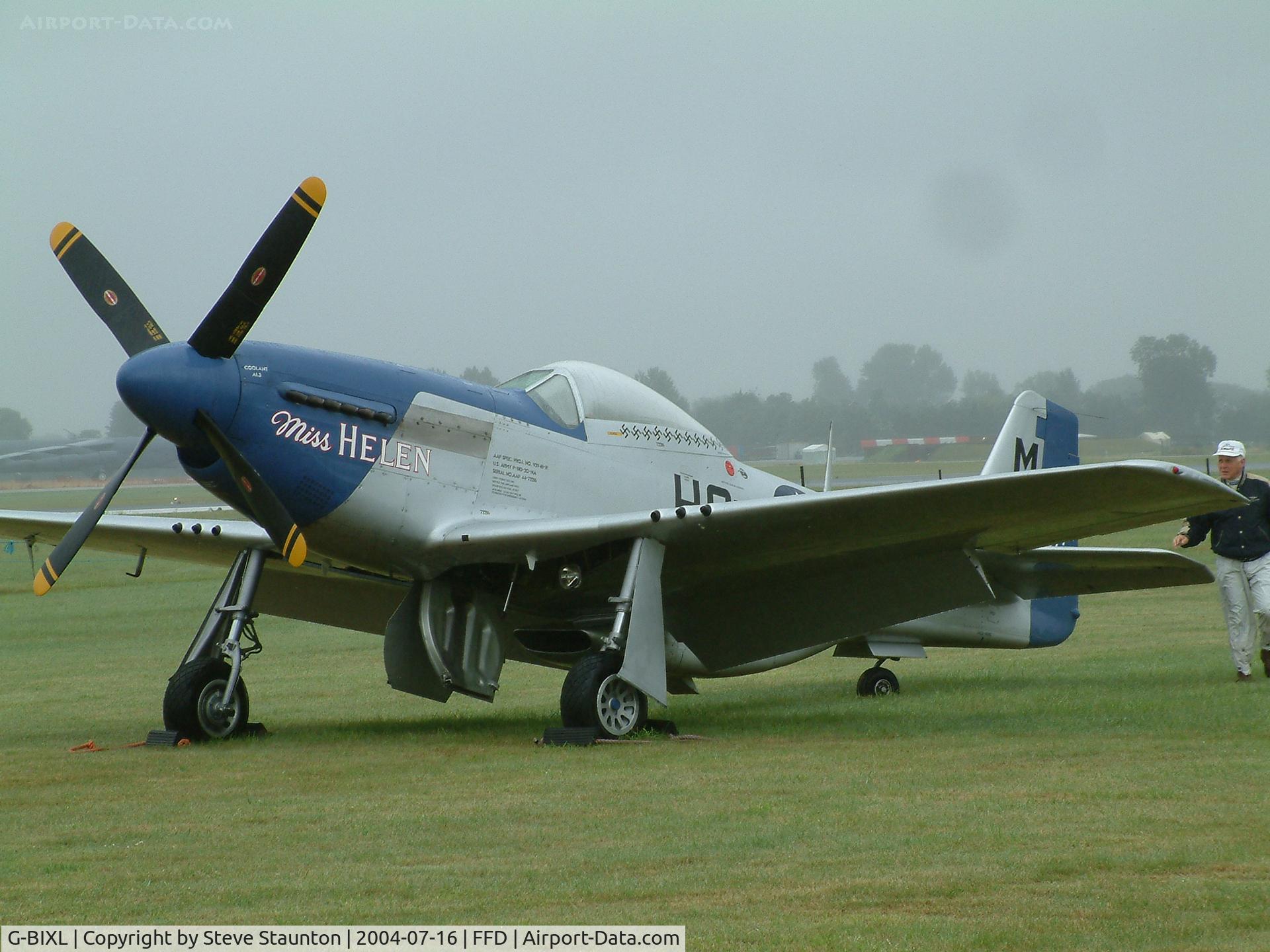 G-BIXL, 1944 North American P-51D Mustang C/N 122-38675, Royal International Air Tattoo 2004