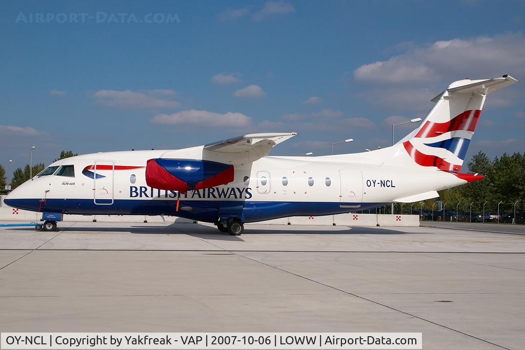 OY-NCL, 2001 Fairchild Dornier 328-310 328JET C/N 3192, Sun Air Dornier 328Jet in British Airways colors