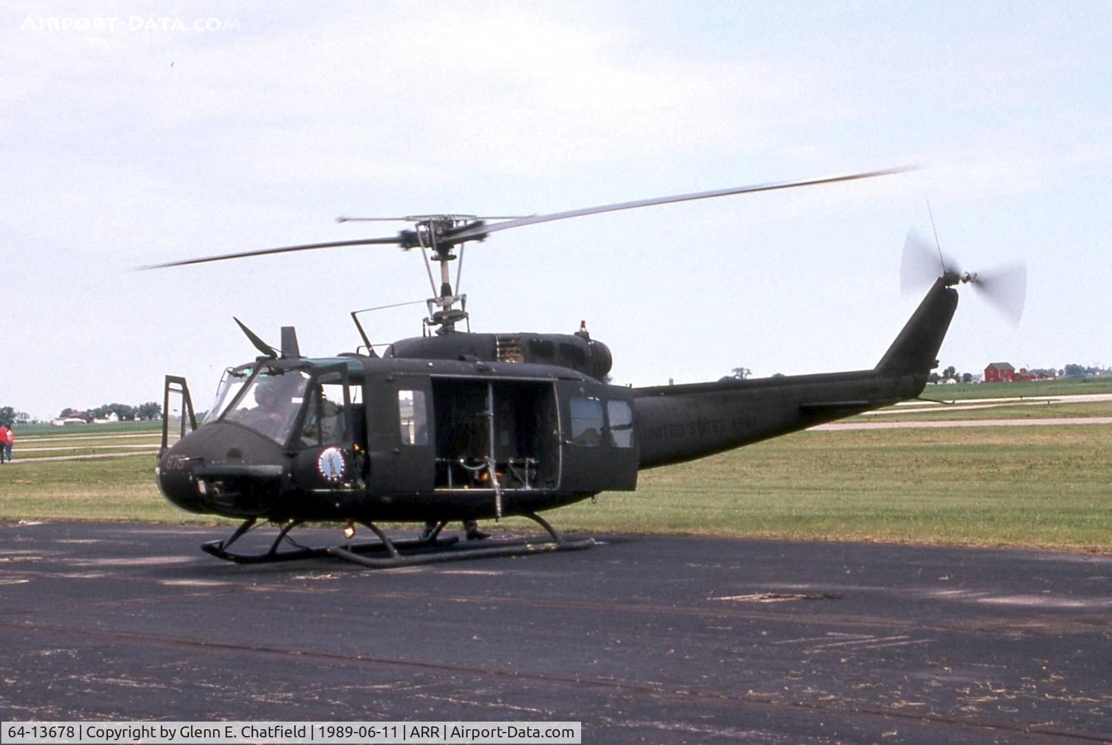 64-13678, 1964 Bell UH-1H Iroquois C/N 4385, In for an airshow display
