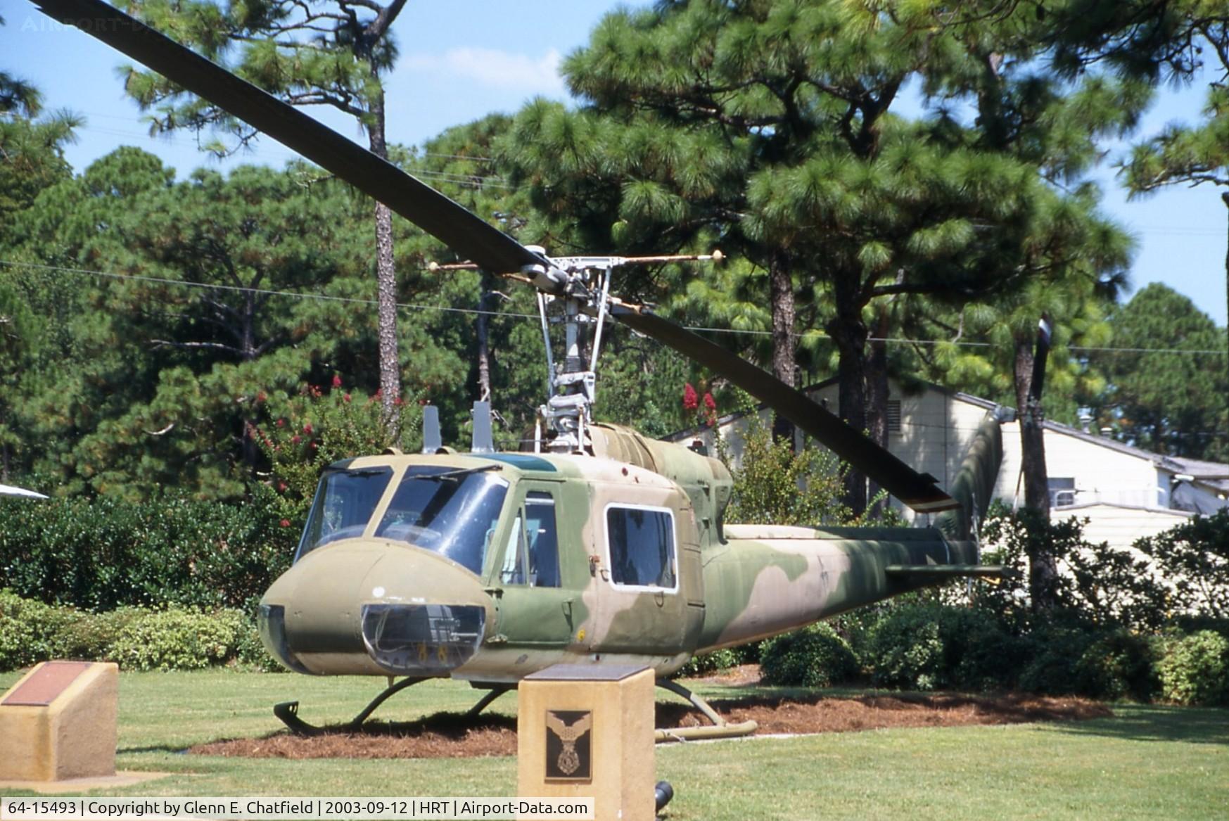64-15493, 1964 Bell UH-1P Iroquois C/N 7043, UH-1P at Hurlburt Field air park