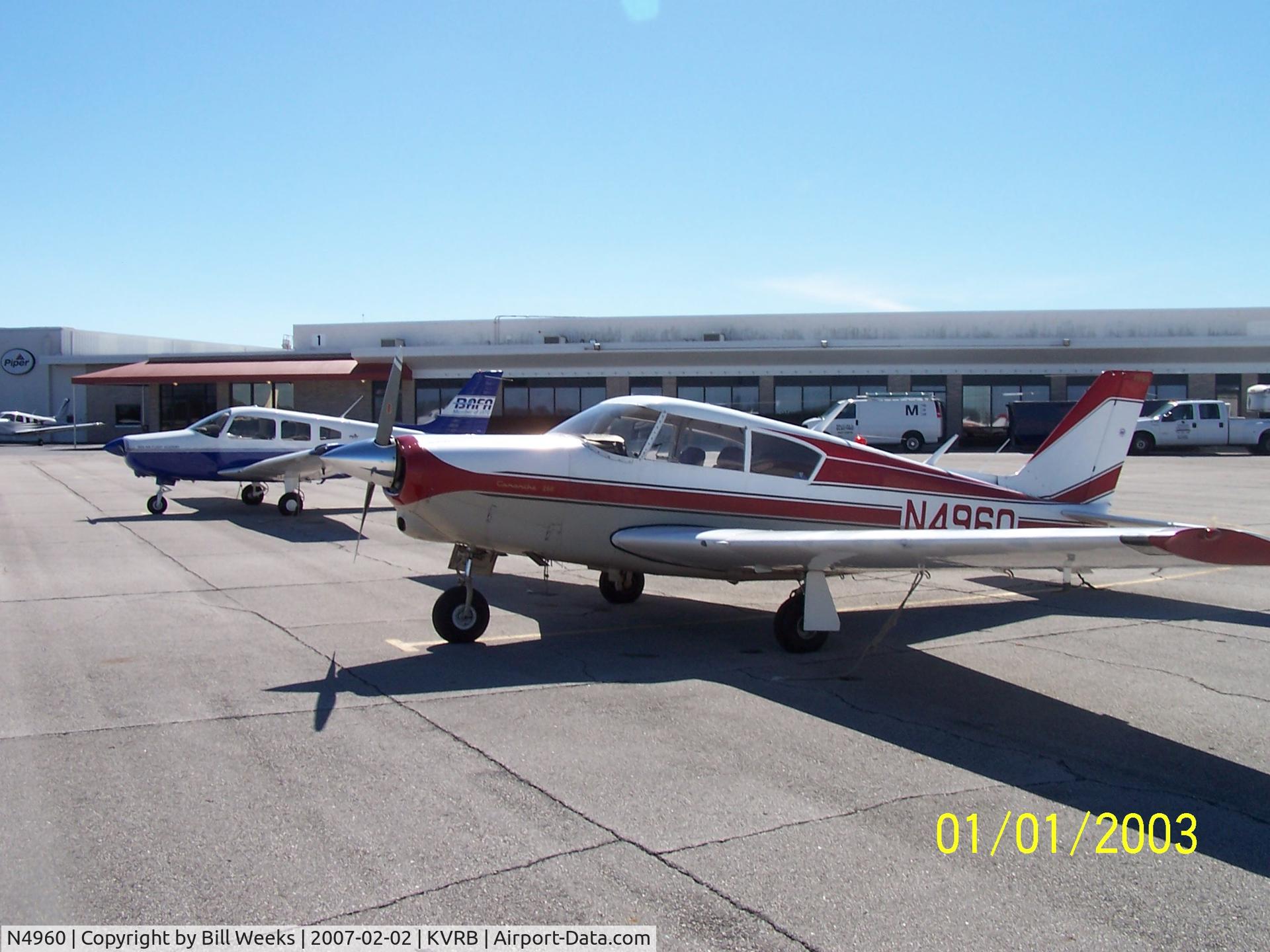 N4960, 1964 Piper PA-24-260 Comanche C/N 24-4025, At Piper Aircraft Vero Beach