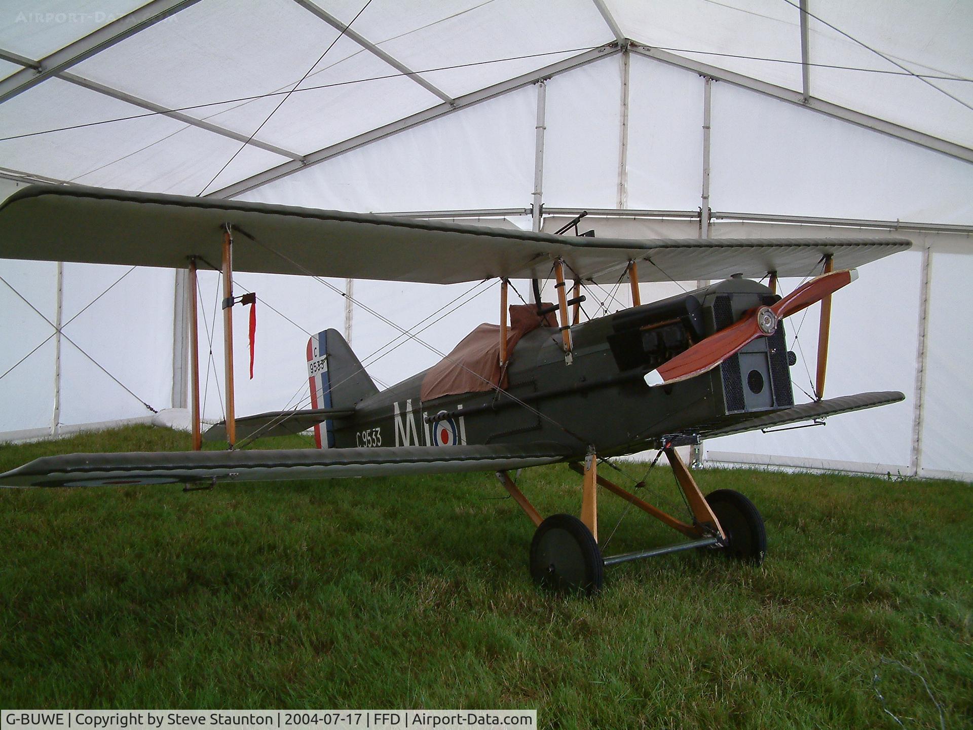 G-BUWE, 1993 Royal Aircraft Factory SE-5A Replica C/N PFA 020-11816, Royal International Air Tattoo 2004