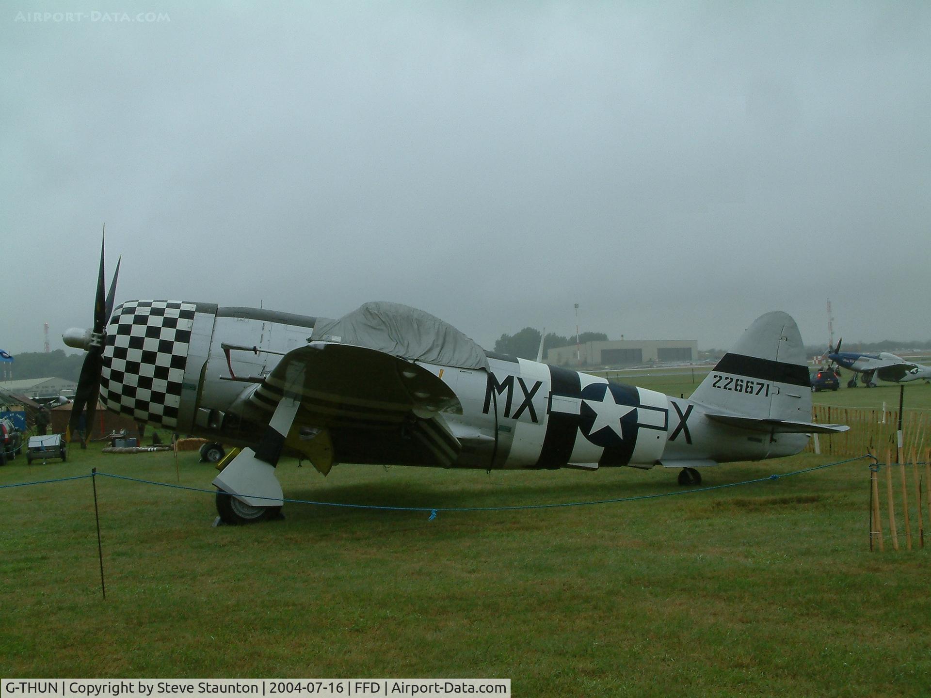 G-THUN, 1945 Republic P-47D Thunderbolt C/N 399-55731, Royal International Air Tattoo 2004